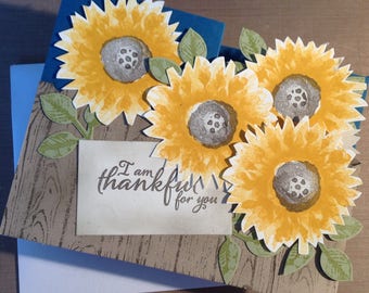 I Am Thankful for You - Your Kindness Mean So Much More Than You Will Ever Know - Stampin Up Greeting Card