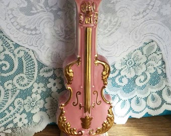 Vintage Violin Vase - Really cute
