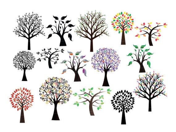 Download Tree SVG tree sticker tree clipart tree vinyl decal svg