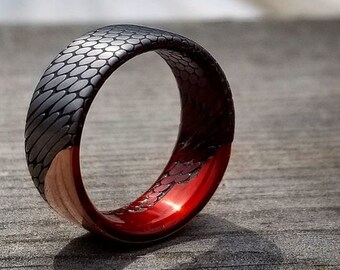 Bespoke SuperChunk Band ETCHED Edition Pure HANDMADE Superconductor Ring Prices Vary Wedding Ring Mens