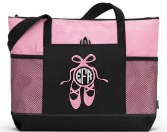 Girl Dance Tote, Personalized Dance Bag, Custom Dance Bag, Tween Dance bag, Teen dance bag
