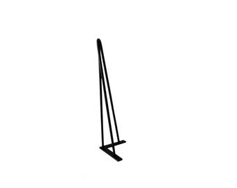 Foot pin 70 to 90 cm - Hairpin leg handcrafted 3 lamp chandelier
