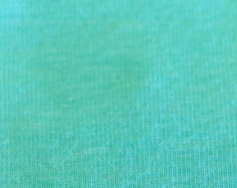 KNIT Fabric: Solid Mint Cotton Lycra knit