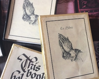Vintage Antioch Publishing Ex Libris Bookplate Sets