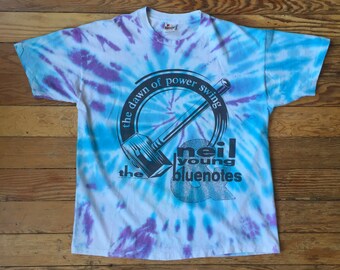 1988 Neil Young & The Bluenotes Concert Tour T Shirt 80's