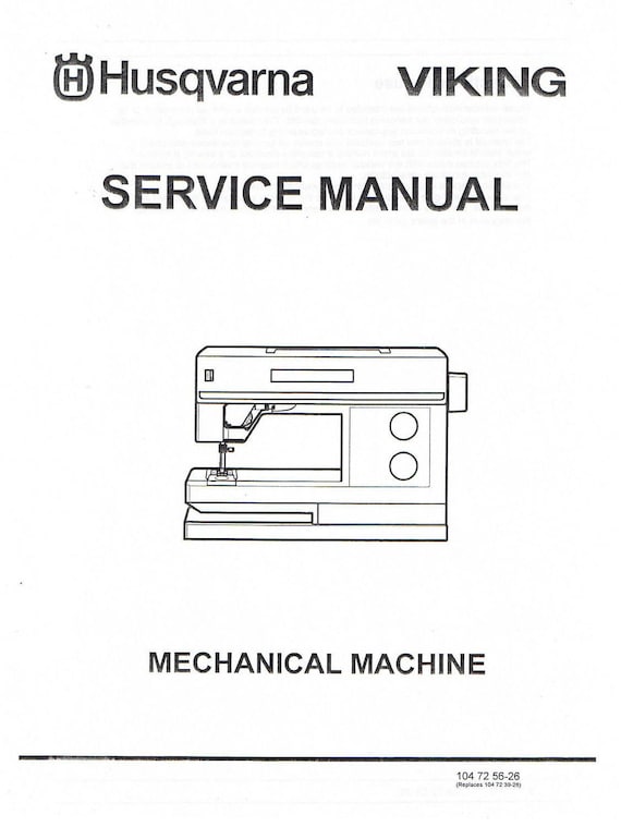 PDF Husqvarna Viking Mechanical Sewing Machine Service Repair