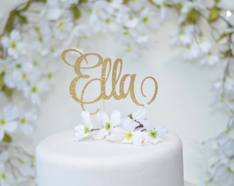 Name Cake Topper - Custom Name Cake Topper - Personalized Cake Topper