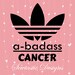 Badass Cancer SVg, Zodiac svg, Astrological svg, Astrology svg, Cut File, Iron On, Decal, Cricut, Silhouette, & Many More