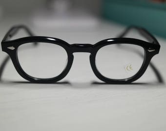 Johnny Depp Horn Rim Glasses - sizes 44mm & 47mm - Blonde and Black.