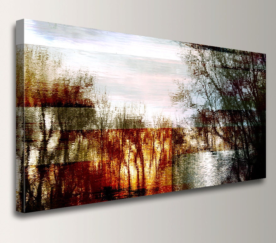 Abstract Landscape Photography Canvas Print Panoramic