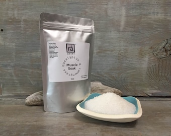 Muscle Soak Eucalyptus & Lemongrass Epsom Salts Dead Sea Salt