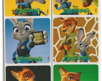 zootopia stickers etsy