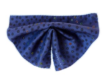 Fiorellini Pocket square (Blue/dark blue) 30x30cm