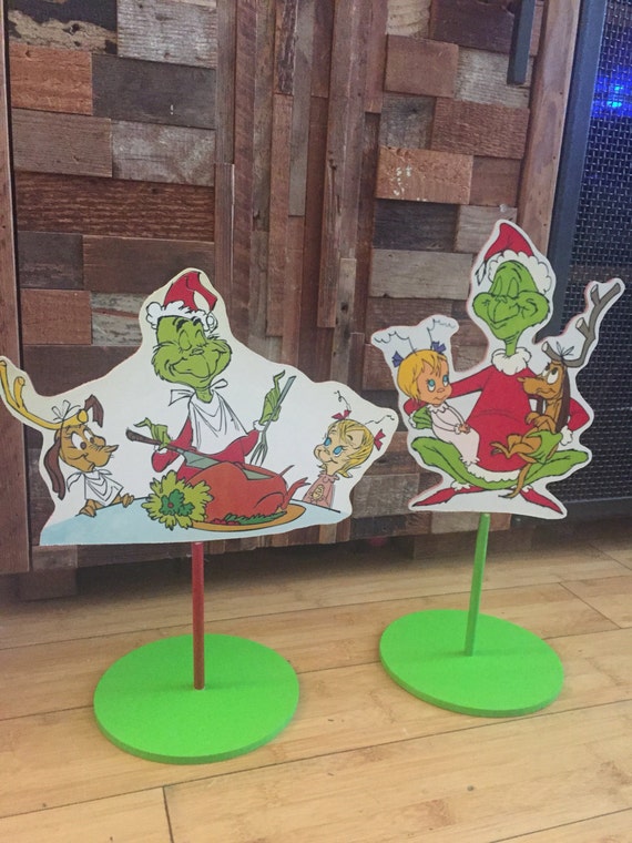 Grinch Themed centerpieces