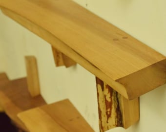 No. 56 - Thick Elm Live Edge Shelf