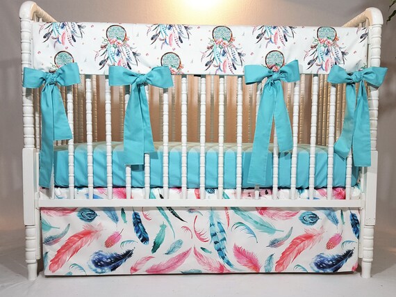 Dream Catcher Crib Bedding Dream catcher Baby Bedding Dream catcher Crib Rail Cover 3 Dream Catcher Crib Bedding Dream catcher Baby Bedding Dream catcher Crib Rail Cover 3