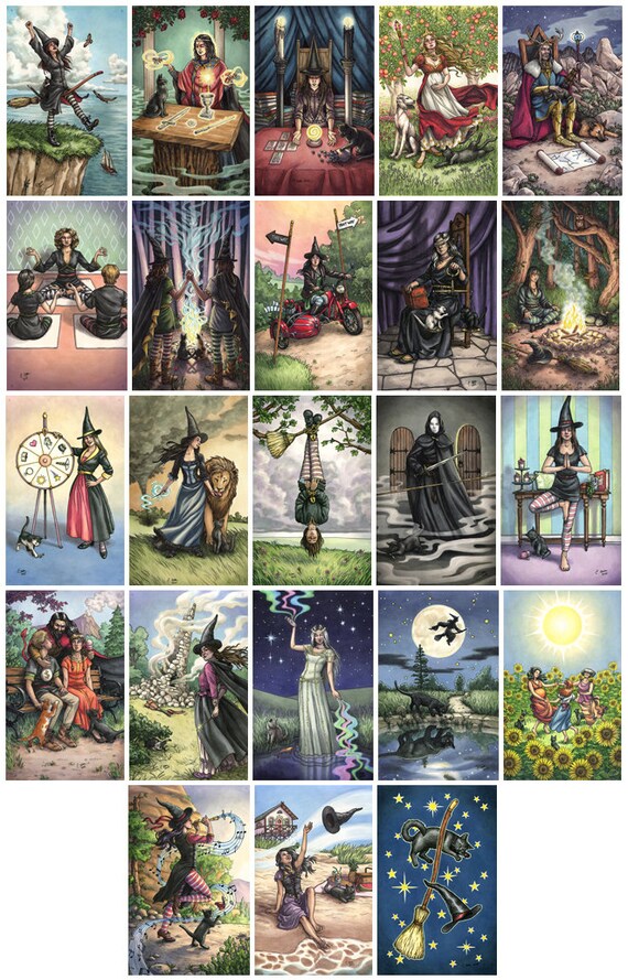 tarot witch everyday arcana major cards prints decks card witches deck minor sold favourites revisit later meanings pick spreads beginners