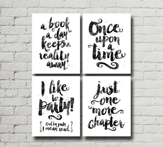 printable reading quotes sayings book quotes library wall