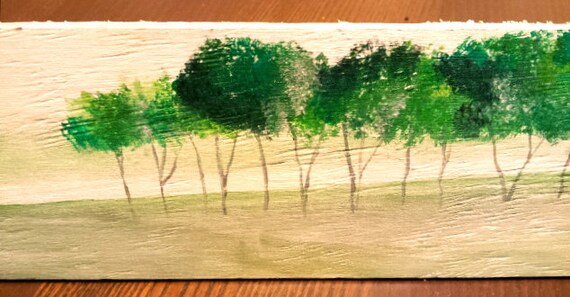 Items similar to Scenic Tree Landscape Painting on Etsy