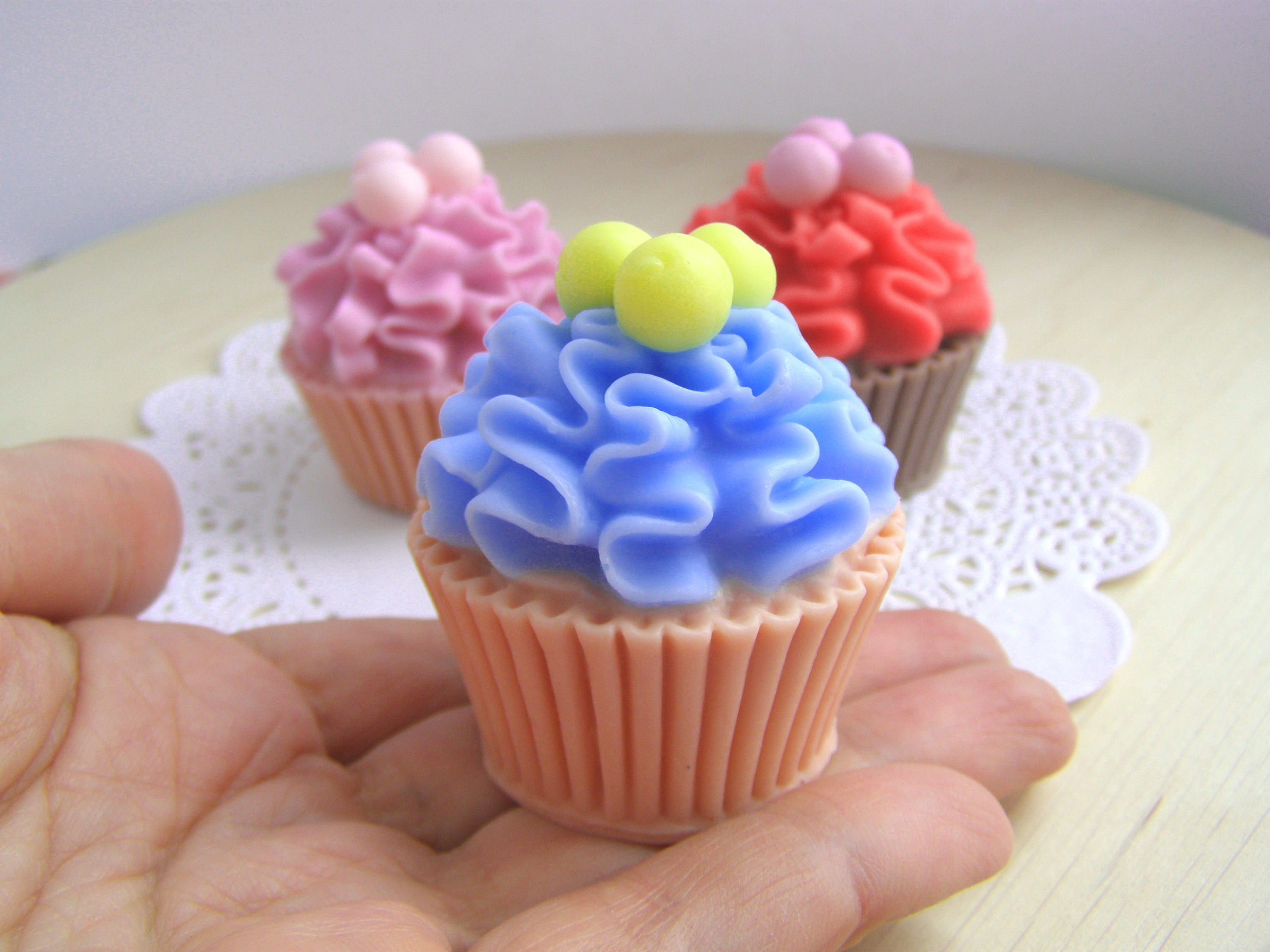 Small Cupcake Mold Bisquit Mold Dessert Soap Mold Sweet with