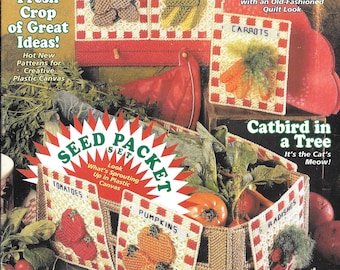 Plastic Canvas Magazine, Vegetables in Plastic Canvas, Christmas Projects, Cat in Plastic Canvas, Bookmarks, Patterns for Plastic Canvas