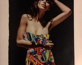 Candywoman collage vintage original hand made