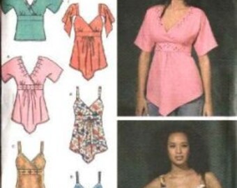 Simplicity 4317 Kimono Top and Camisole Pattern Size 6-14