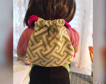 American Girl Doll (18 inch Doll) Drawtstring Backpack
