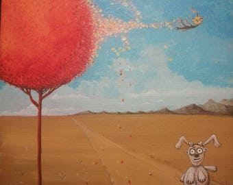 Tree of Fire. Original painting by Dieziriondo.