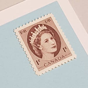10 Canadian Mint Postage stamps, Queen Elizabeth II 1954 - Vintage Stamp Lot, Wilding Portrait, Unused Canadian Stamps Royalty (e506-337)