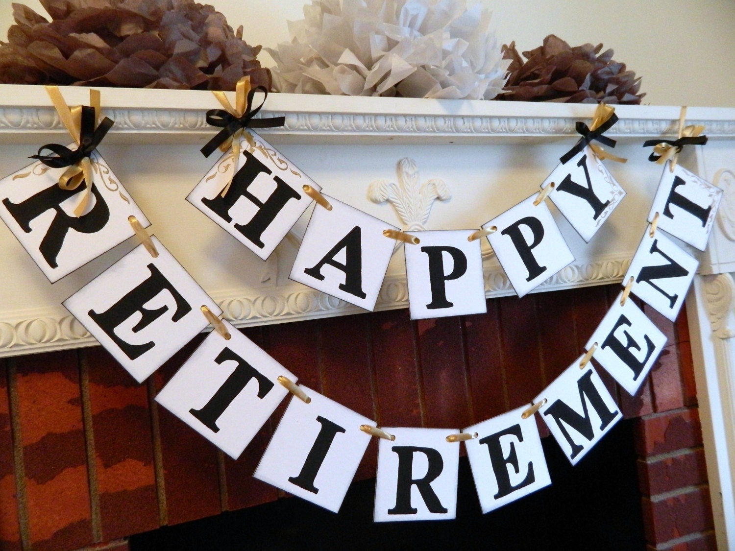 happy retirement banner retirement party sign party retirement party banner