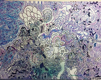 Drawing on Canvas 36x48in.