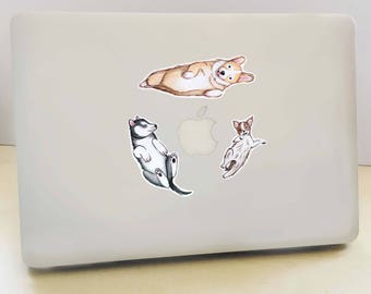 Cute Dogs Sticker Pack, Puppy Laptop Stickers, Funny Dogs Illustrated Accessories For Macs, Cute Gifts For Dog Lovers, Funny Animal Stickers