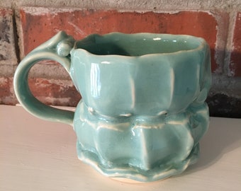 Handmade pottery, mug, ceramic