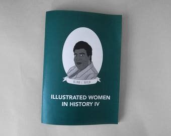 A5 FULL COLOUR - Illustrated Women in History 4 zine feat. 20 Women in History