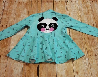 Fern Panda 4T Long sleeve Open Fitted Cardigan