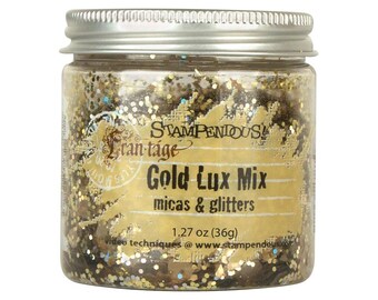 Stampendous Frantage Micas & Glitters Lux Mix 1.27oz - Gold
