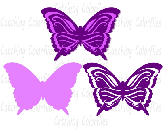 Download Butterfly SVG Cut files, DXF butterfly cut file, Cutting ...