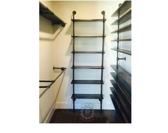 industrial pipe Shelf, Industrial Shelf, Store Shelf, Book Shelf, Steampunk Decor, Industrial Decor, Closet Organizer, Store Decor