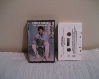 LIONEL RICHIE, cant slow down, cassette tape