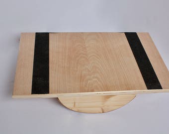 Handmade Wooden Balance Board / Wobble Board / Physiotherapy Board