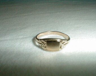 vintage esposito signet ring antique edwardian style j.esposito rings ring sz.7 espo ring statement ring