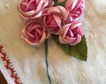 Vintage Milliner Roses Flowers Floral Corsage