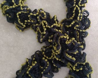 entirely hand made ball scarf