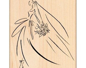 Penny Black Bridal March Rubber Stamp