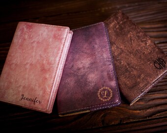 Refillable Leather Journal, Personalized leather journal, Leather Notebook cover, lined paper, lined leather journal with pockets