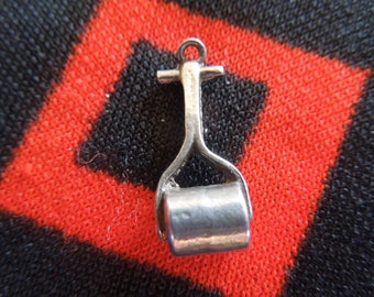 Sterling Lawn Roller Charm Sterling Silver Charm for Bracelet from Charmhuntress 03866