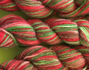 100% Australian Merino Wool Hand Dyed, 8 ply DK