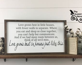 14x26 | Love grows best in little houses