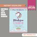 Unicorn Party Invitation - Unicorn Birthday - INSTANT DOWNLOAD - Edit and print at home with Adobe Reader